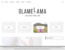 Tablet Screenshot of olamelama.com